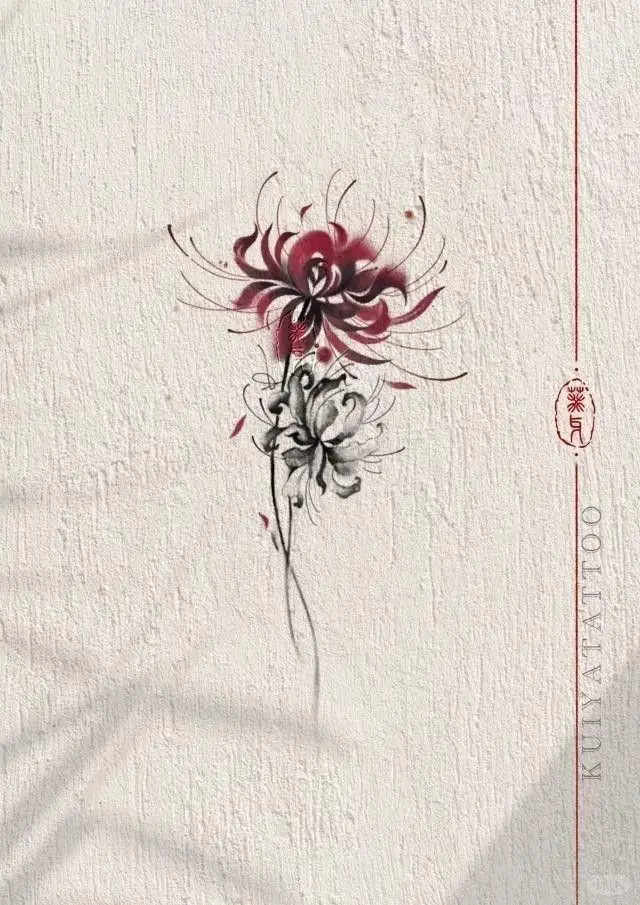Tattoo Hình Xăm Hoa Bỉ Ngạn - Vẻ Đẹp Mong Manh Nhưng Quyến Rũ 29