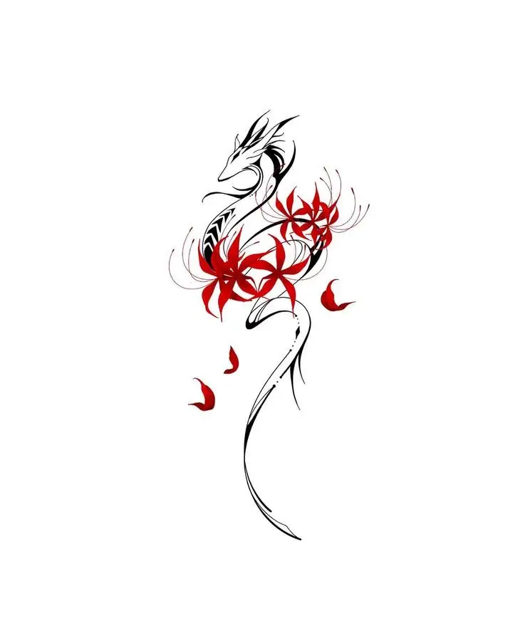 Tattoo Hình Xăm Hoa Bỉ Ngạn - Vẻ Đẹp Mong Manh Nhưng Quyến Rũ 31