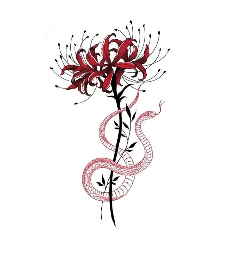 Tattoo Hình Xăm Hoa Bỉ Ngạn - Vẻ Đẹp Mong Manh Nhưng Quyến Rũ 41