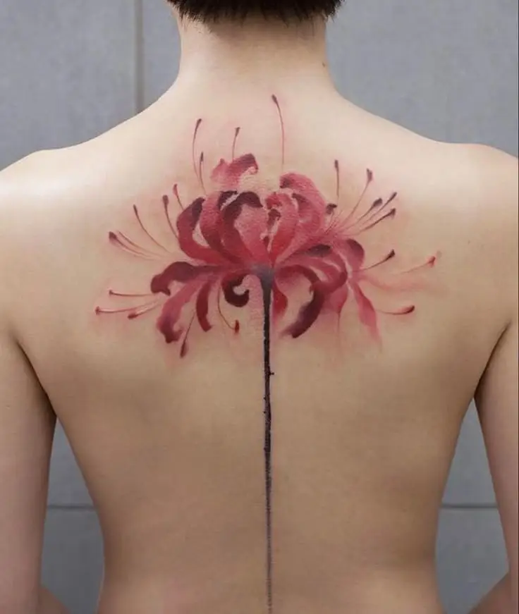 Tattoo Hình Xăm Hoa Bỉ Ngạn - Vẻ Đẹp Mong Manh Nhưng Quyến Rũ 42