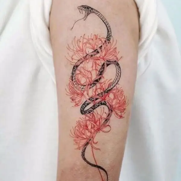 Tattoo Hình Xăm Hoa Bỉ Ngạn - Vẻ Đẹp Mong Manh Nhưng Quyến Rũ 44