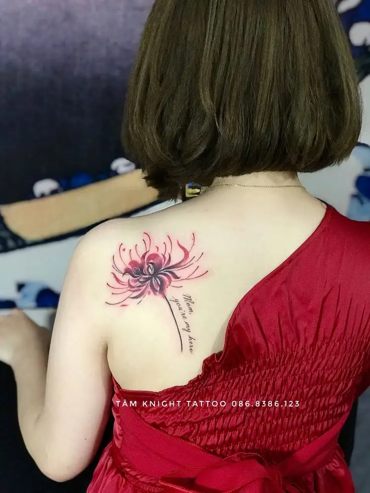Tattoo Hình Xăm Hoa Bỉ Ngạn - Vẻ Đẹp Mong Manh Nhưng Quyến Rũ 47