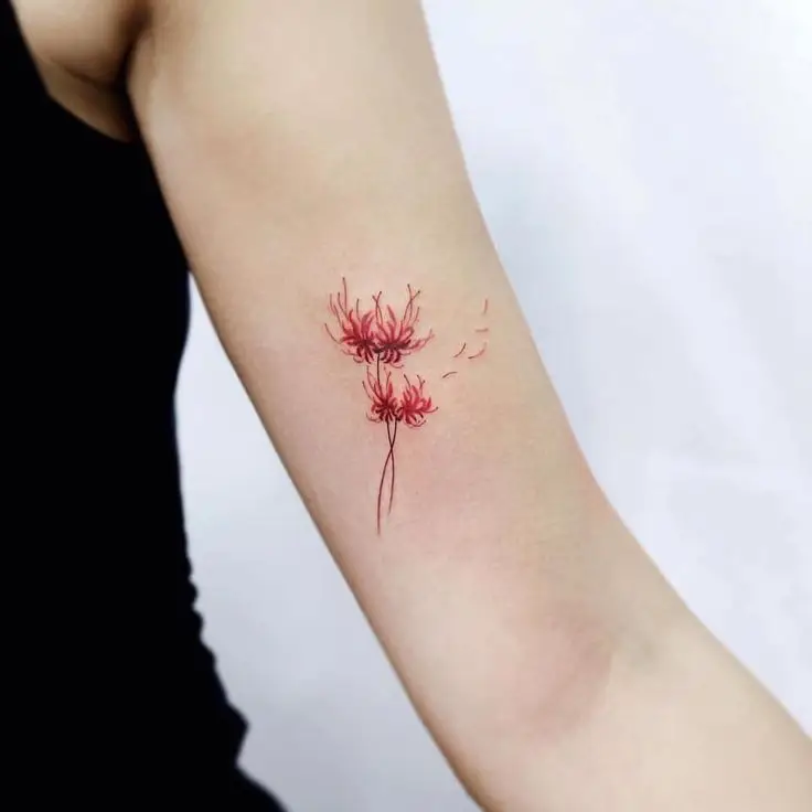 Tattoo Hình Xăm Hoa Bỉ Ngạn - Vẻ Đẹp Mong Manh Nhưng Quyến Rũ 49
