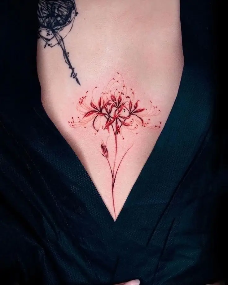 Tattoo Hình Xăm Hoa Bỉ Ngạn - Vẻ Đẹp Mong Manh Nhưng Quyến Rũ 51