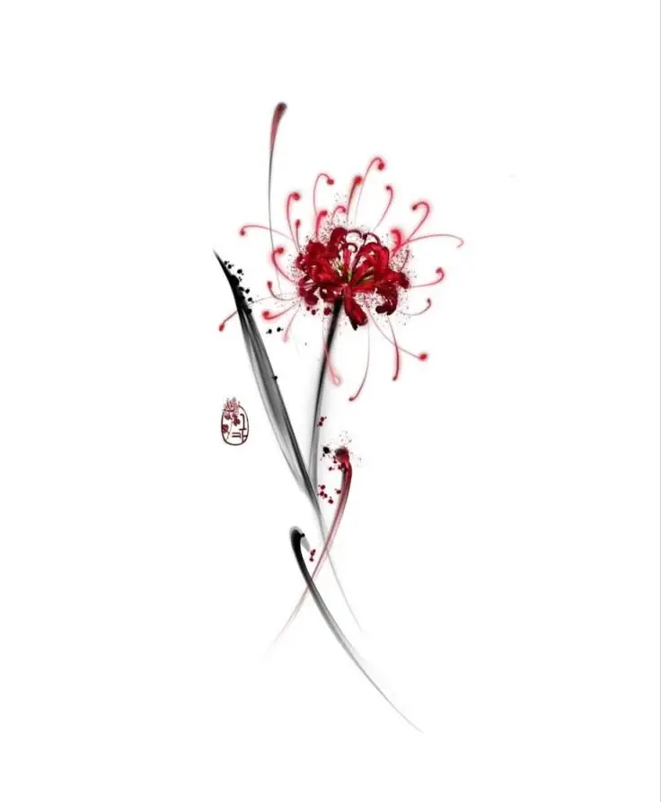 Tattoo Hình Xăm Hoa Bỉ Ngạn - Vẻ Đẹp Mong Manh Nhưng Quyến Rũ 58