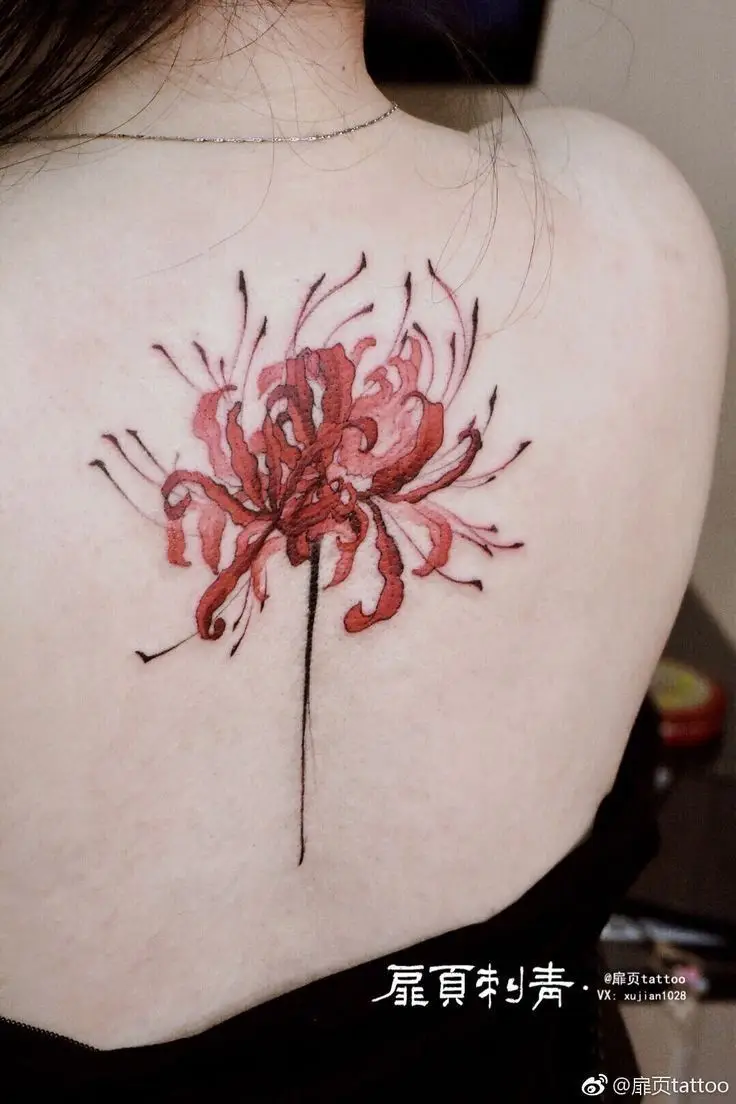 Tattoo Hình Xăm Hoa Bỉ Ngạn - Vẻ Đẹp Mong Manh Nhưng Quyến Rũ 60