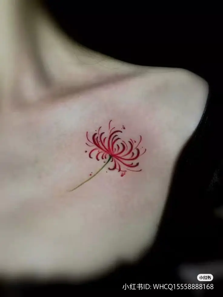 Tattoo Hình Xăm Hoa Bỉ Ngạn - Vẻ Đẹp Mong Manh Nhưng Quyến Rũ 67