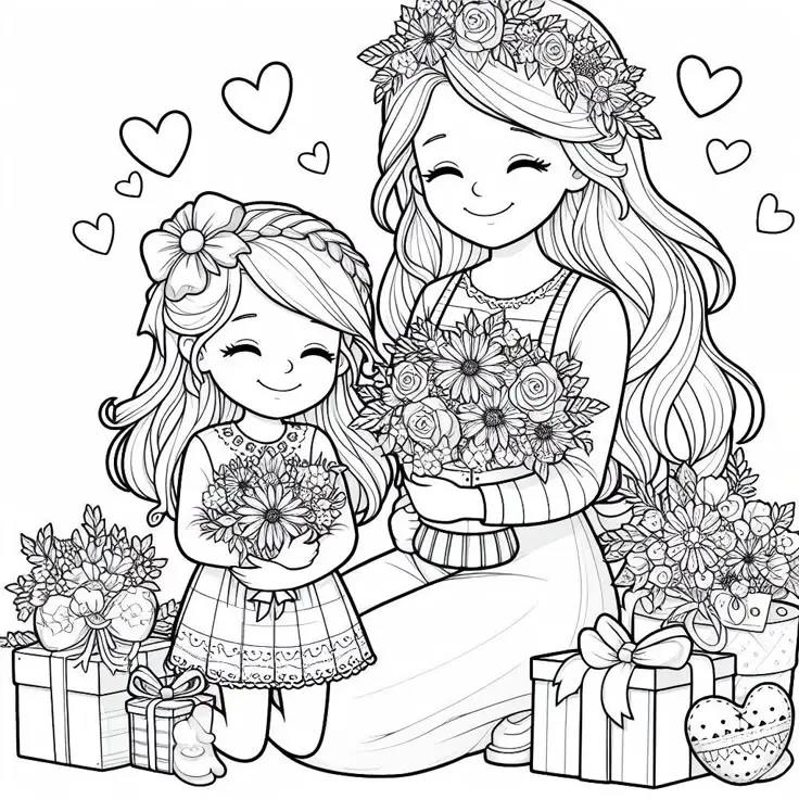 Tranh Tô Màu Cho Bé Gái 9 Tuổi - Bộ Sưu Tập Đáng Yêu 28