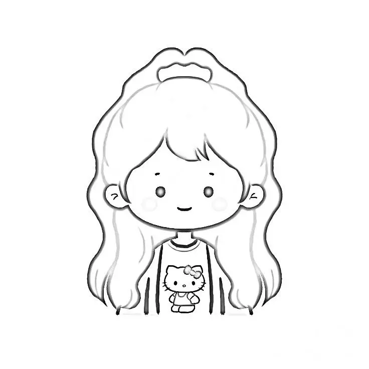 Vẽ Cô Gái Cute Đơn Giản - Hướng Dẫn và Hình Ảnh Minh Họa 10