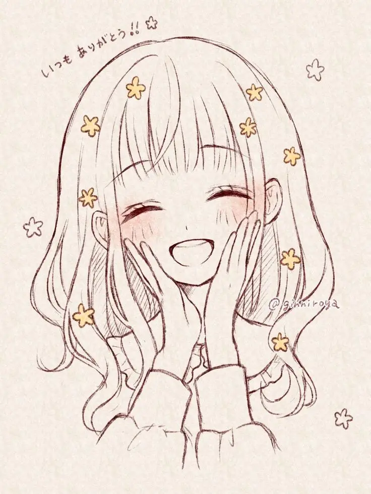 Vẽ Cô Gái Cute Đơn Giản - Hướng Dẫn và Hình Ảnh Minh Họa 13
