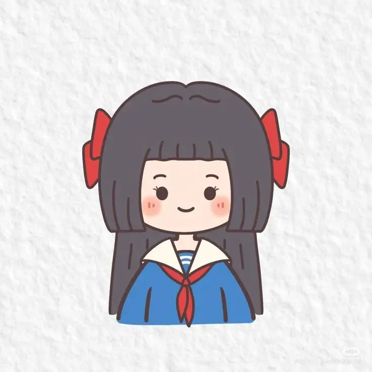 Vẽ Cô Gái Cute Đơn Giản - Hướng Dẫn và Hình Ảnh Minh Họa 24