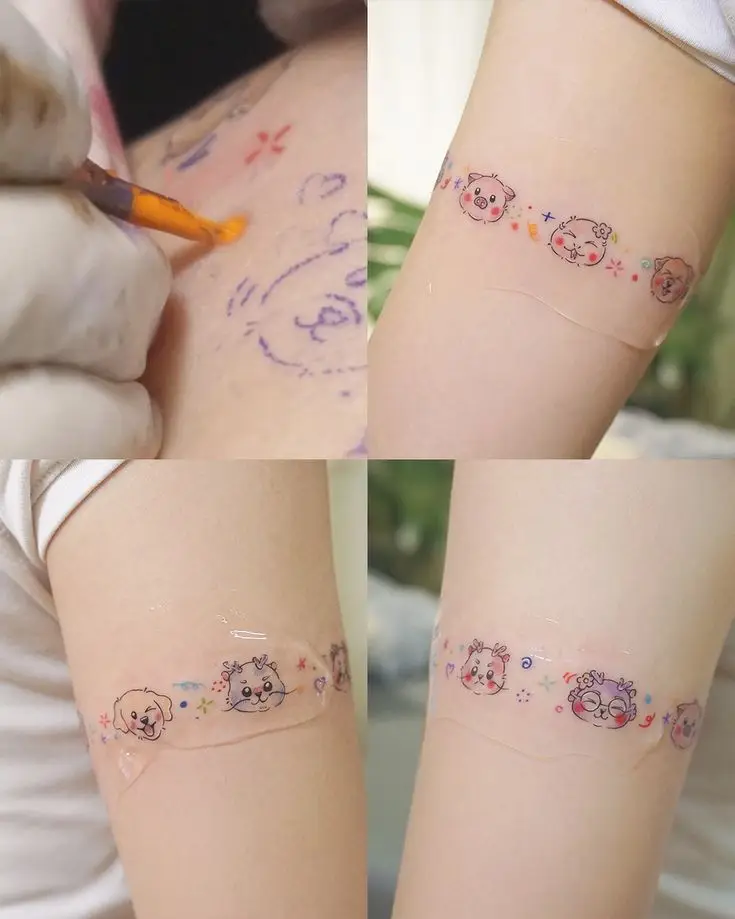 Vẽ hình xăm vòng tay: Ý tưởng và phong cách sáng tạo 38