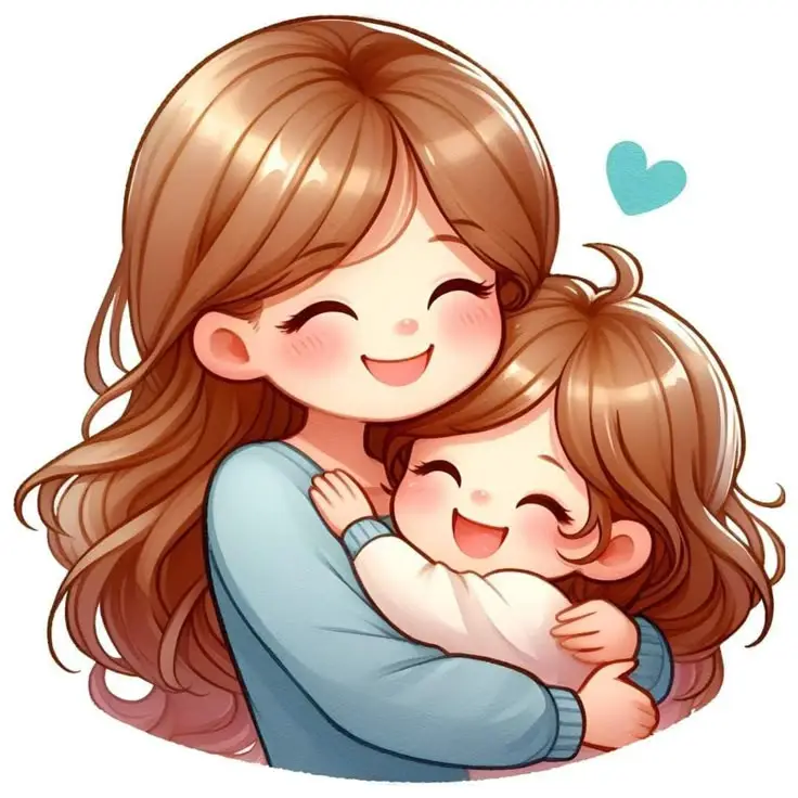 Vẽ mẹ và con gái dễ nhất - Hướng dẫn và hình ảnh minh họa 3