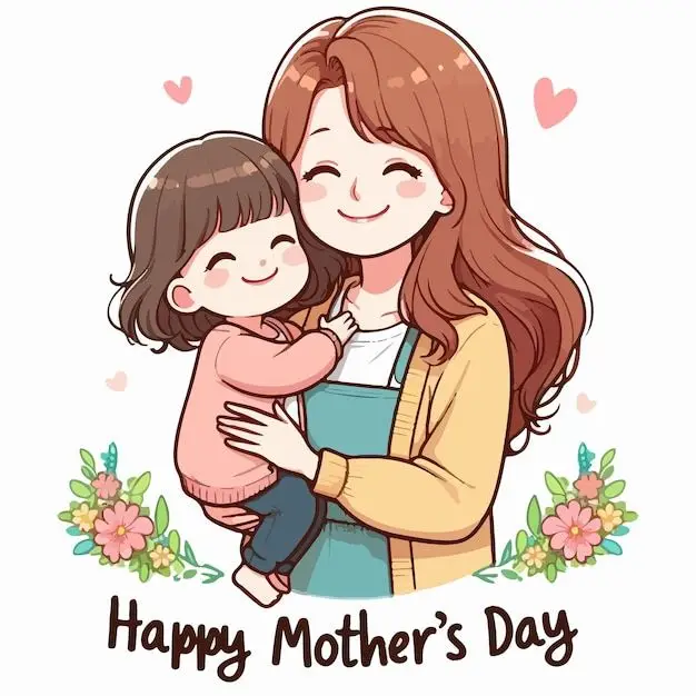 Vẽ mẹ và con gái dễ nhất - Hướng dẫn và hình ảnh minh họa 4