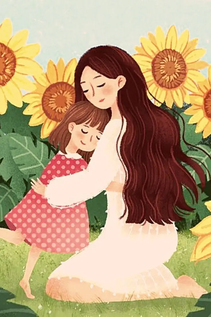Vẽ mẹ và con gái dễ nhất - Hướng dẫn và hình ảnh minh họa 8