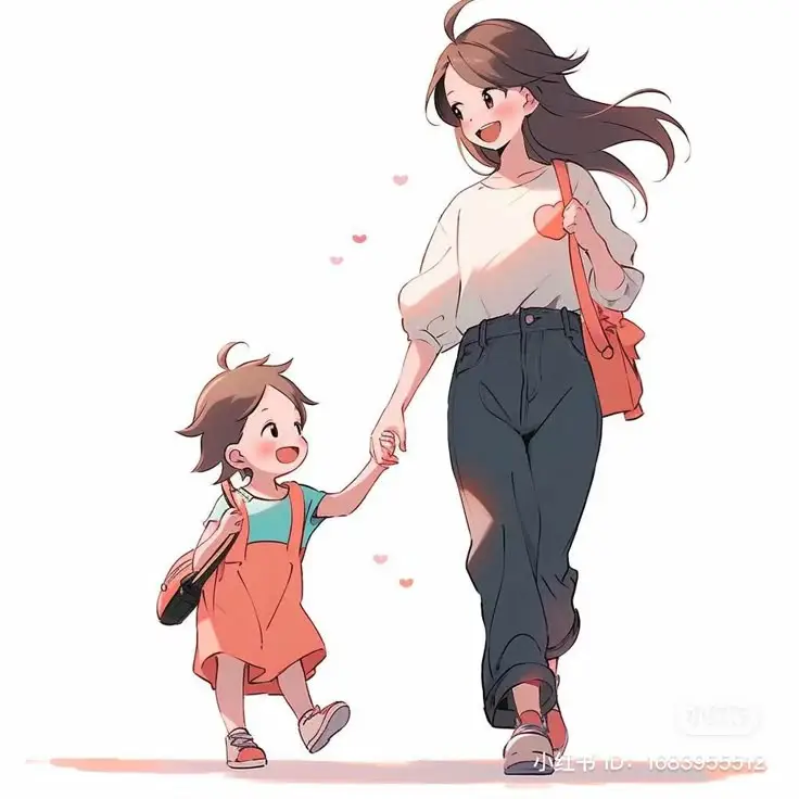 Vẽ mẹ và con gái dễ nhất - Hướng dẫn và hình ảnh minh họa 28