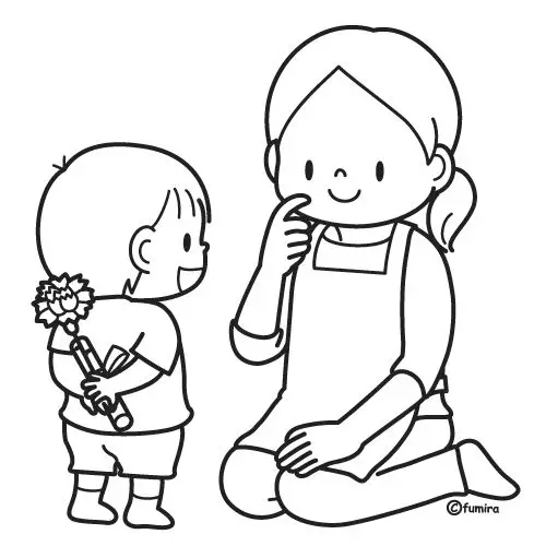 Vẽ mẹ và con gái dễ nhất - Hướng dẫn và hình ảnh minh họa 33