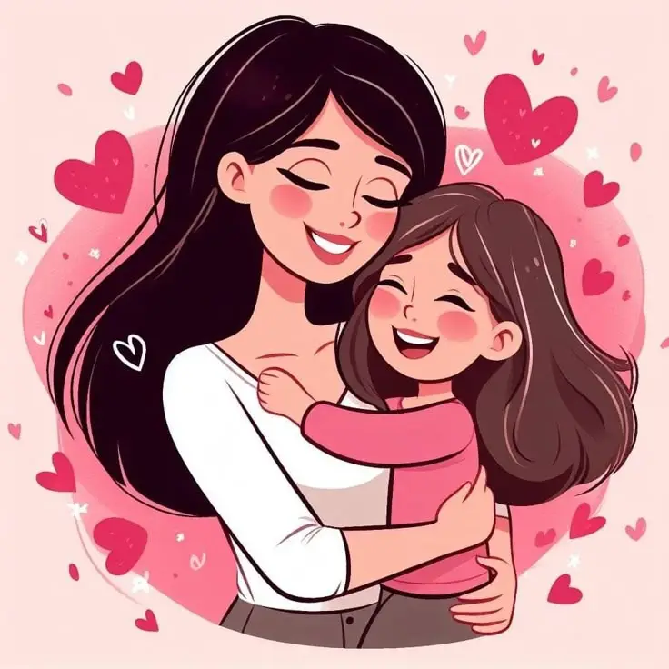 Vẽ mẹ và con gái dễ nhất - Hướng dẫn và hình ảnh minh họa 34