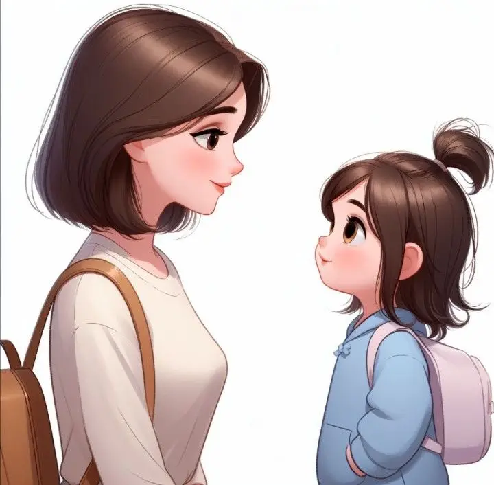 Vẽ mẹ và con gái dễ nhất - Hướng dẫn và hình ảnh minh họa 40