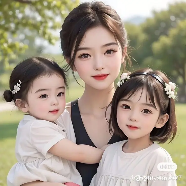 Vẽ mẹ và con gái dễ nhất - Hướng dẫn và hình ảnh minh họa 42