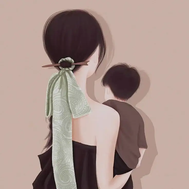 Vẽ mẹ và con gái dễ nhất - Hướng dẫn và hình ảnh minh họa 49
