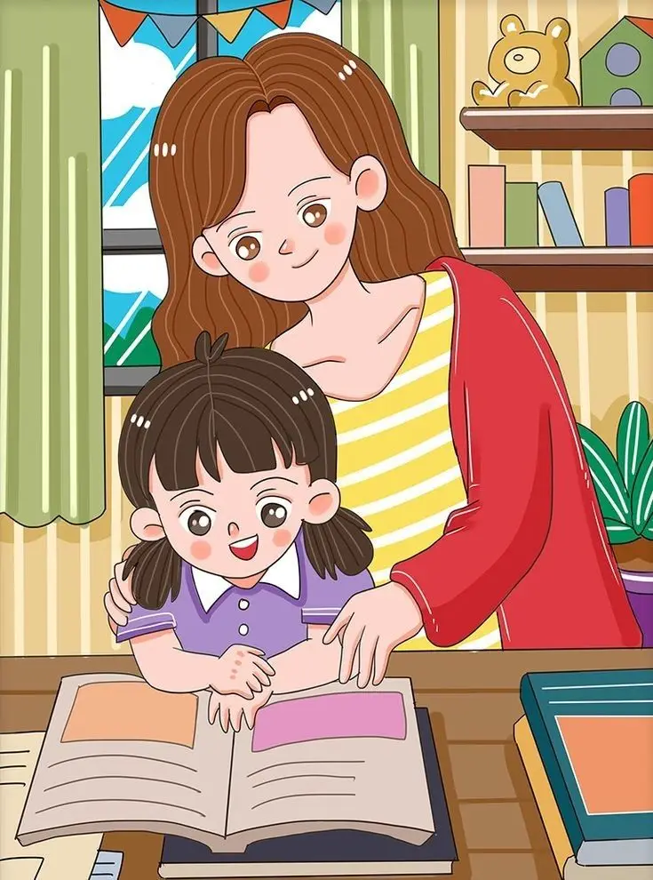 Vẽ mẹ và con gái dễ nhất - Hướng dẫn và hình ảnh minh họa 59