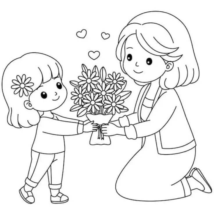 Vẽ mẹ và con gái dễ nhất - Hướng dẫn và hình ảnh minh họa 67