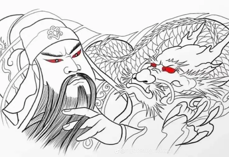 Xăm Cửu Long Di Quan - Ý Nghĩa và Hình Ảnh Đẹp Nhất 20