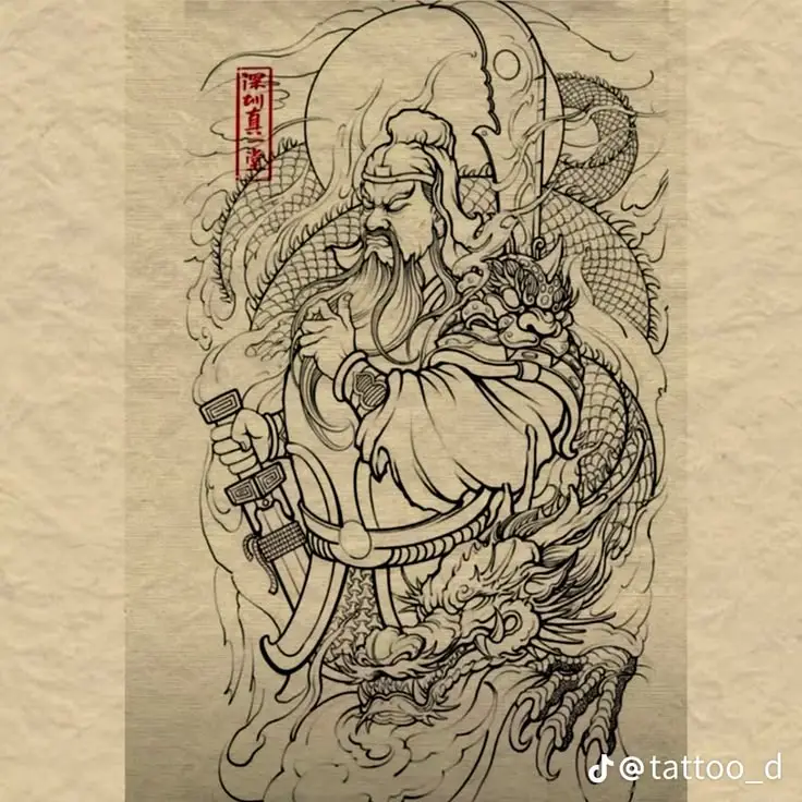 Xăm Cửu Long Di Quan - Ý Nghĩa và Hình Ảnh Đẹp Nhất 53