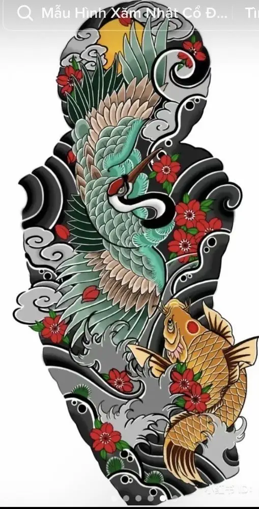 Xăm Full Tay Nhật Cổ - Nét Đẹp Văn Hóa Truyền Thống 49