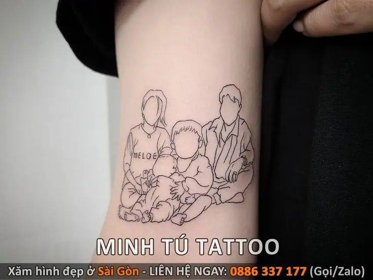 Hình Xăm Gia Đình Ở Tay - Ý Nghĩa và Sự Kết Nối 61