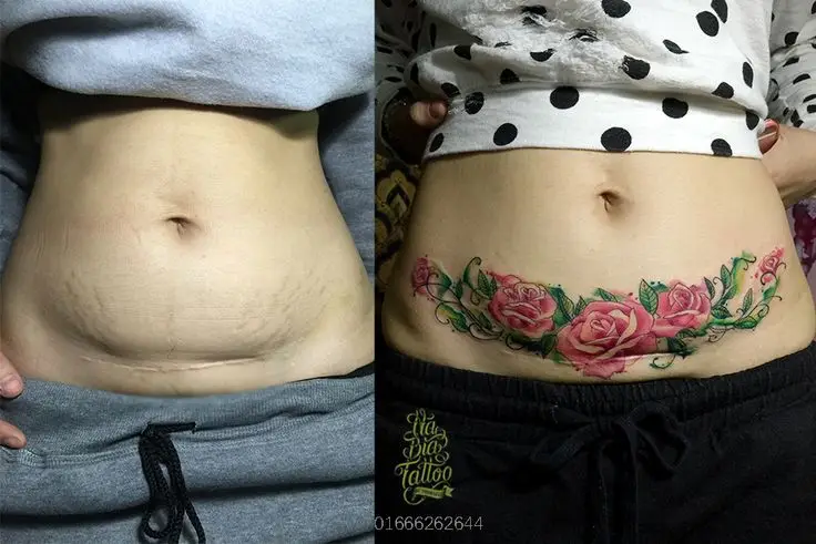 Ý Tưởng Xăm Hoa Tại Đùi Dành Cho Nữ - Xu Hướng Thời Trang Mới 11