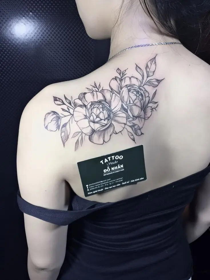 Ý Tưởng Xăm Hoa Tại Đùi Dành Cho Nữ - Xu Hướng Thời Trang Mới 55