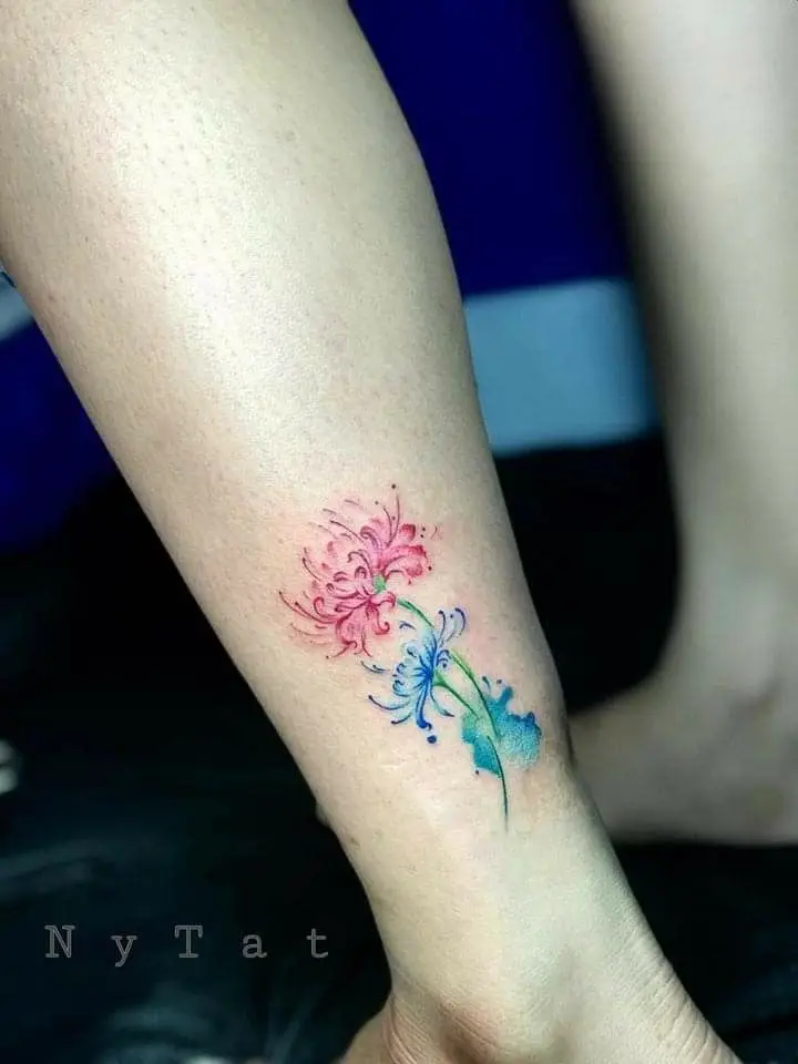 Ý Tưởng Xăm Hoa Tại Đùi Dành Cho Nữ - Xu Hướng Thời Trang Mới 57