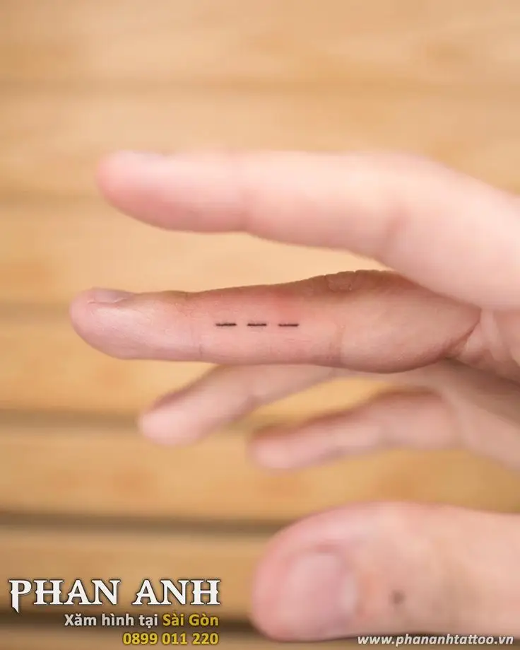 Xăm nhỏ hình xăm mini ở ngón tay: Đẹp tinh tế và cá tính 25