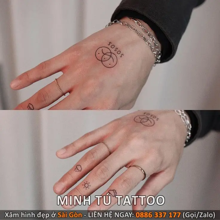 Xăm nhỏ hình xăm mini ở ngón tay: Đẹp tinh tế và cá tính 58