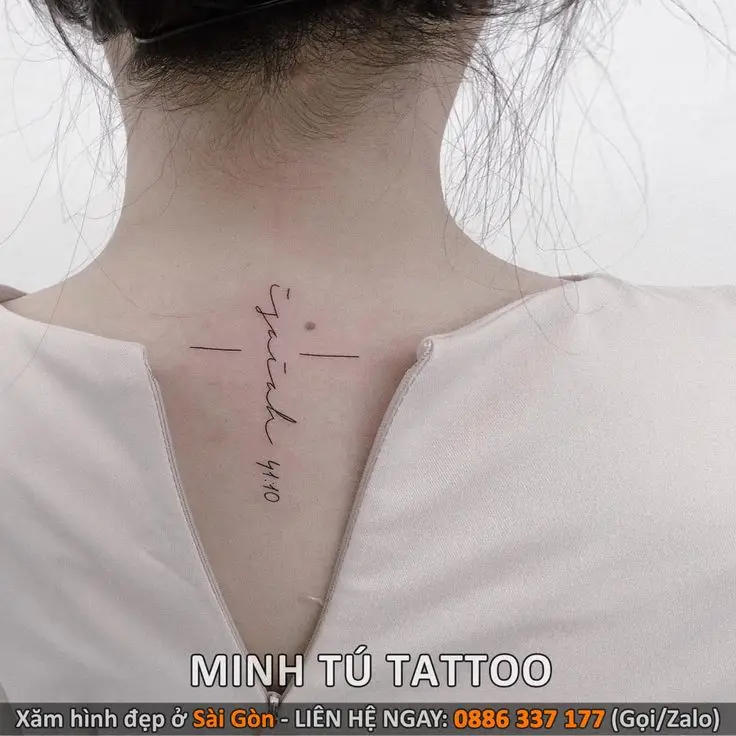 Xăm Sau Gáy Cho Nữ - Thể Hiện Phong Cách Độc Đáo 13